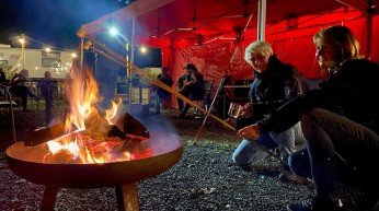 Wintercamping am Camping Rissbach